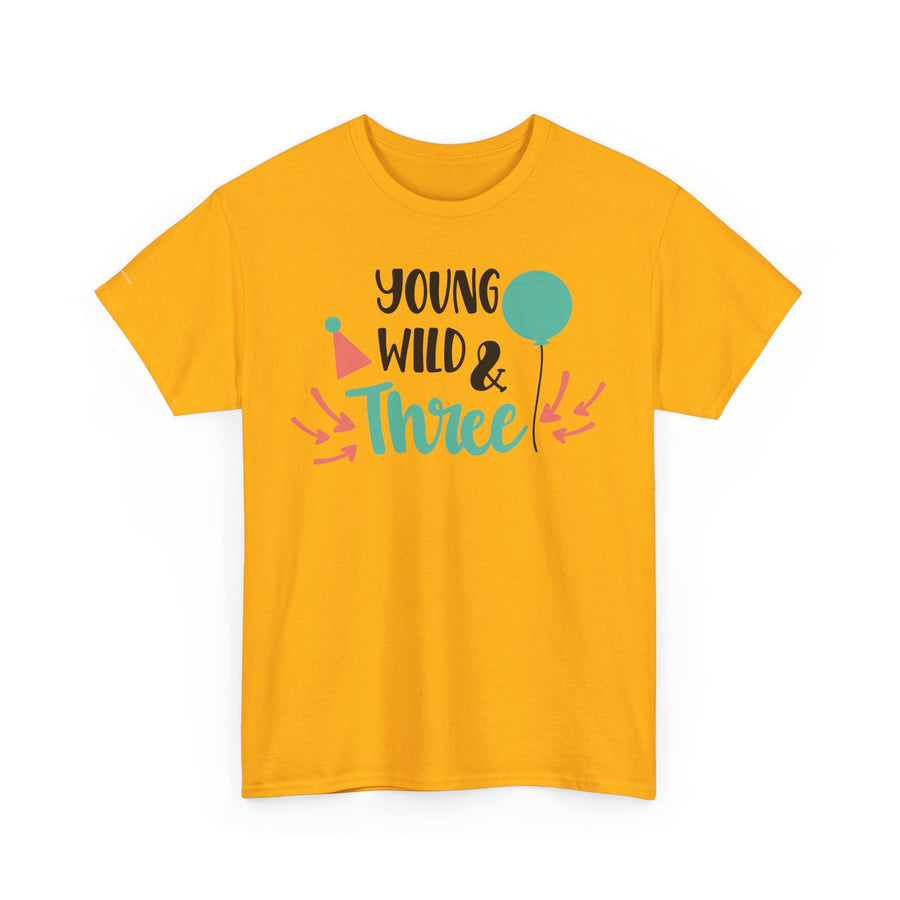 Young, Wild & Three Unisex Tee | Birthday Party Shirt, Kids Celebration Outfit, Fun Graphic Tee, Unisex Cotton T-Shirt, Playful [...]