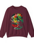 Vibrant Unisex Crewneck Sweatshirt with Unique Artwork, Cozy Gift for Art Lovers, Statement Apparel, Ideal for Casual Wear, Unisex Sweater