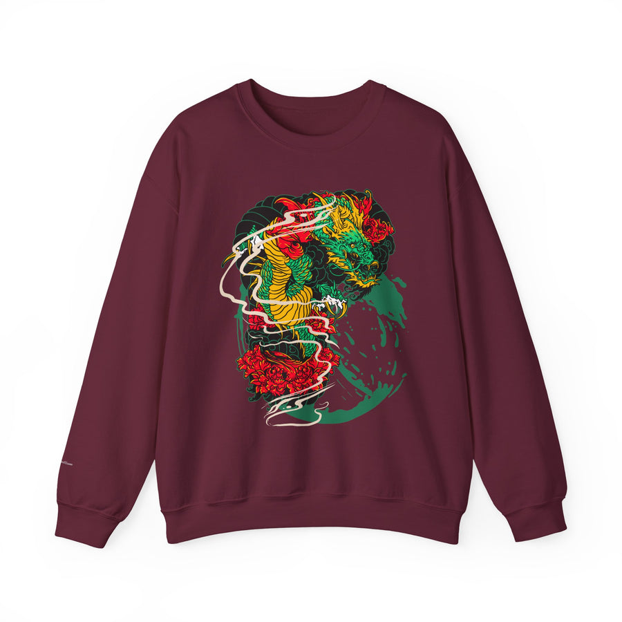 Vibrant Unisex Crewneck Sweatshirt with Unique Artwork, Cozy Gift for Art Lovers, Statement Apparel, Ideal for Casual Wear, Unisex Sweater