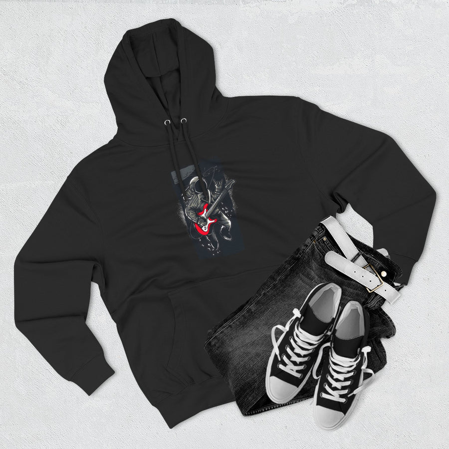 Rock Your Style Three-Panel Fleece Hoodie - Perfect for Concerts, Casual Wear, Gifts for Musicians, Cozy Layering, Unisex Fashion