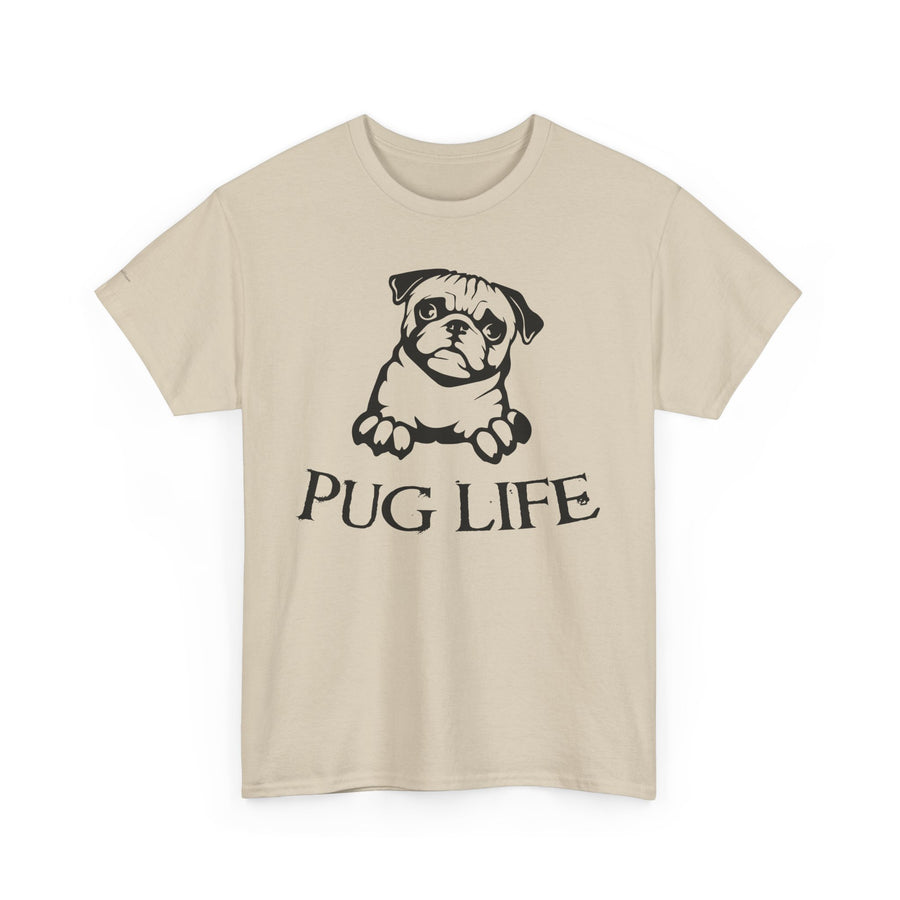 Pug Life Unisex Tee, Fun Pet Lover Shirt, Dog Mom Gift, Quirky Animal Graphic Tee, Casual Everyday Wear