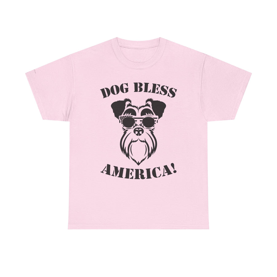 Dog Bless America Tee, Funny Dog Lover Shirt, Pet Owner Gift, Unisex Graphic Tee, Animal Lover Apparel, Casual Cotton T-Shirt
