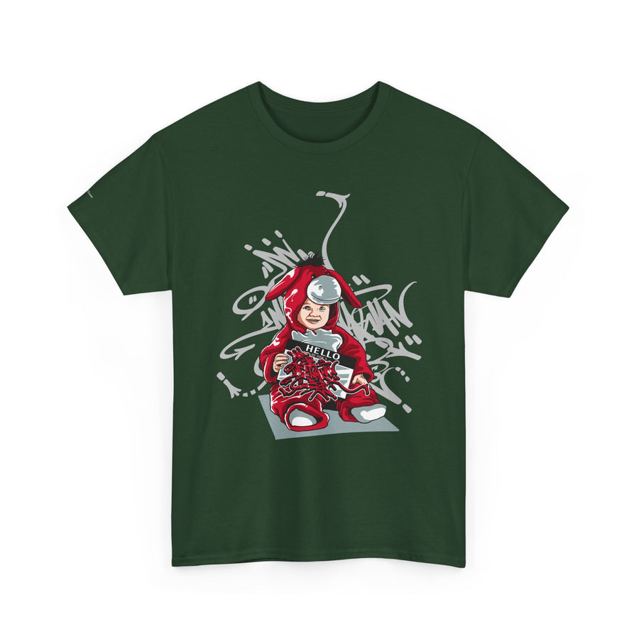Urban Graffiti Unisex Tee, Stylish Cotton Tee, Streetwear T-Shirt, Trendy Graphic Tee, Casual Everyday Wear, Gift for Art Lovers