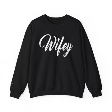 Wifey Sweatshirt, Cozy Crewneck for Newlyweds, Wedding Gift, Bride Appreciation, Casual Loungewear, Gift for Her