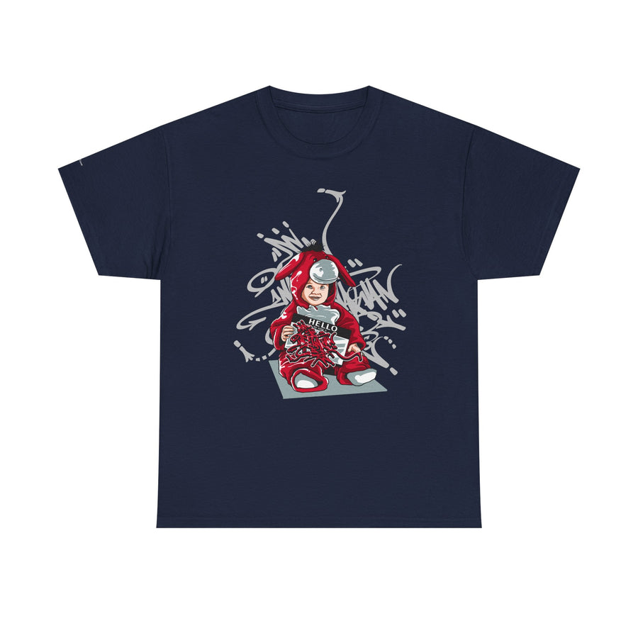 Urban Graffiti Unisex Tee, Stylish Cotton Tee, Streetwear T-Shirt, Trendy Graphic Tee, Casual Everyday Wear, Gift for Art Lovers
