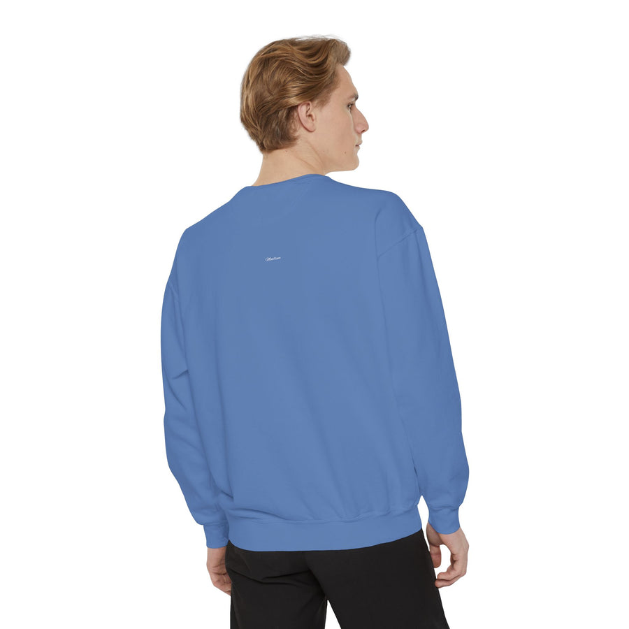 Hug-Themed Garment-Dyed Sweatshirt - Perfect for Gifting, Cozy Outfits, Casual Wear, Birthday Surprises, Everyday Comfort