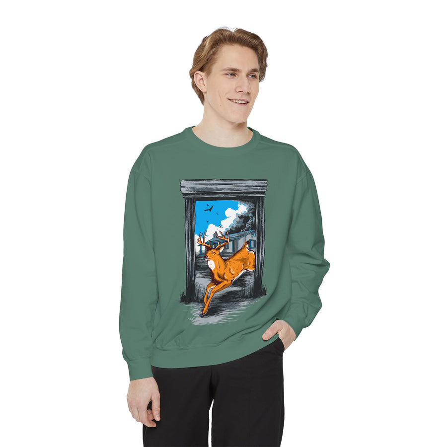 Unisex Adventure Sweatshirt - Cozy, Artistic Apparel for Nature Lovers, Perfect for Gifts, Birthdays, or Everyday Wear
