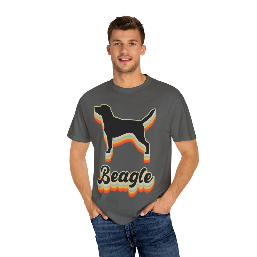 Retro Beagle Lover T-Shirt, Unisex Pet Lover Tee, Dog Themed Gift, Vintage Dog Graphic Shirt, Animal Enthusiast Apparel