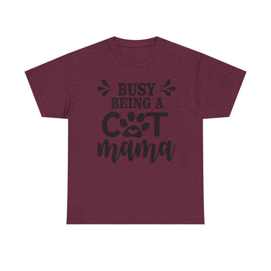 Busy Being a Cat Mama Unisex Heavy Cotton Tee, Cute Cat Lover Shirt, Gifts for Cat Moms, Pet Owner Apparel, Animal Lovers Tee, Unique [...]