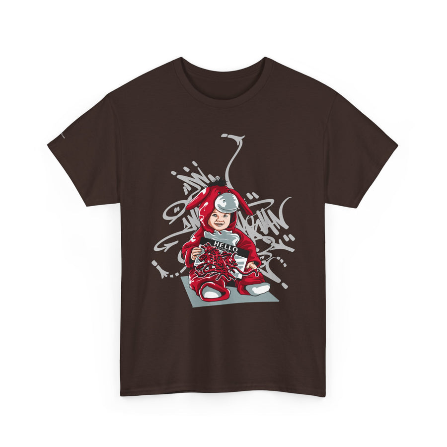 Urban Graffiti Unisex Tee, Stylish Cotton Tee, Streetwear T-Shirt, Trendy Graphic Tee, Casual Everyday Wear, Gift for Art Lovers
