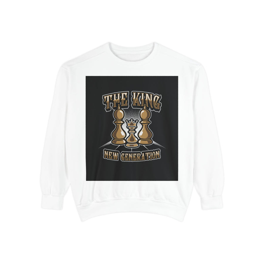King of the Game Sweatshirt, Unisex Chess Apparel, Gift for Game Lovers, Casual Streetwear, New Generation Style