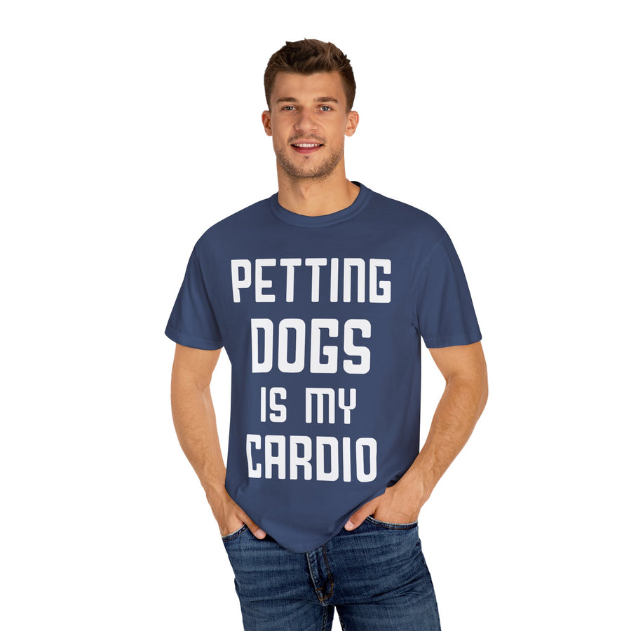 Pet Lover's Cardio T-Shirt - Dog Enthusiast Apparel, Gift for Dog Owners, Casual Wear, Fun Pet Sweatshirt, Unique Pet Lover Gift