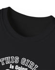 Stylish Fitness Tee for Moms, This Girl is Gaining Mommy Strength, Gift for Active Moms, Workout Shirt, Casual Wear, Unisex Cotton Tee