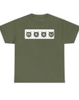 Playful Cat-Themed Unisex Heavy Cotton Tee, Funny Animal Shirt, Gift for Cat Lovers, Casual Wear, Perfect for Birthdays or Holidays