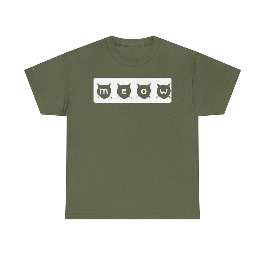 Playful Cat-Themed Unisex Heavy Cotton Tee, Funny Animal Shirt, Gift for Cat Lovers, Casual Wear, Perfect for Birthdays or Holidays