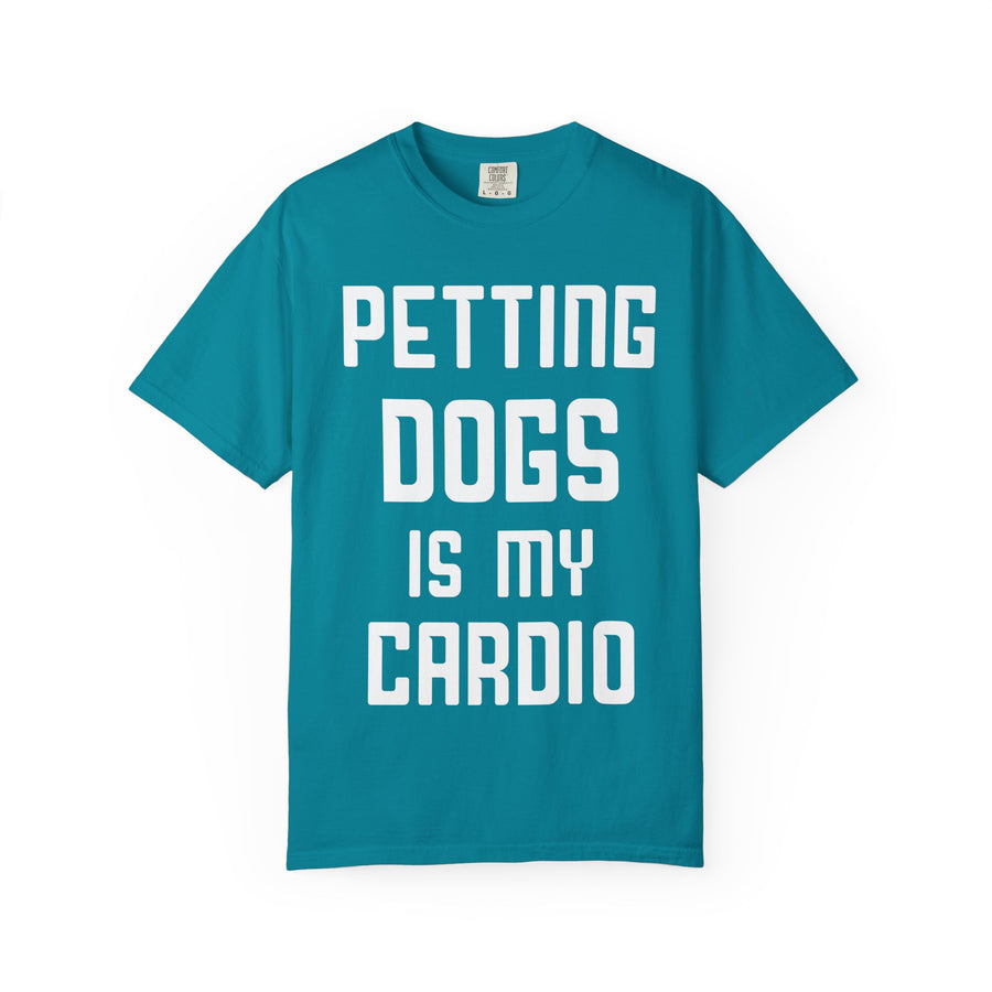 Pet Lover's Cardio T-Shirt - Dog Enthusiast Apparel, Gift for Dog Owners, Casual Wear, Fun Pet Sweatshirt, Unique Pet Lover Gift