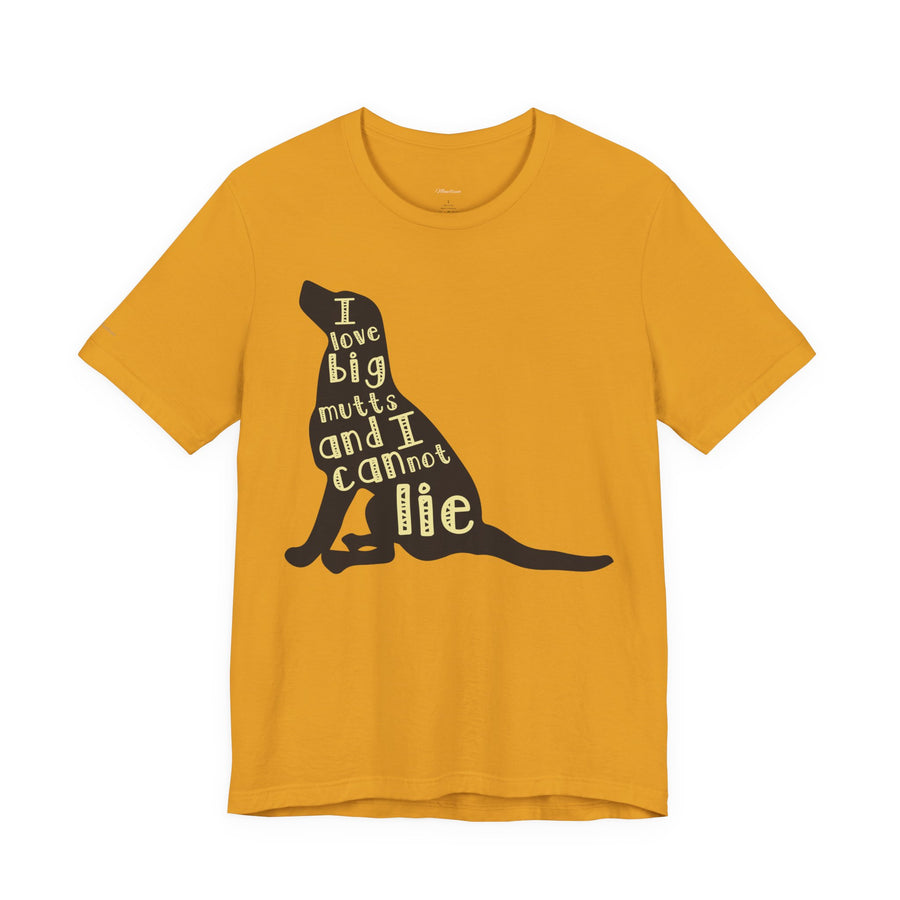 Dog Lover Graphic Tee - I Love Big Mutts, Unisex Shirt, Pet Gift, Casual Wear, Animal Lover Apparel, Birthday Gift