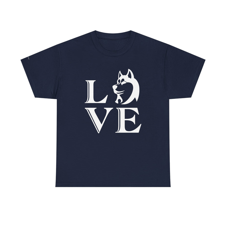 Stylish Dog Lover Tee | Unisex Cotton Shirt with 'LOVE' Design, Pet Gift, Birthday Gift, Casual Wear, Dog Mom, Animal Lover