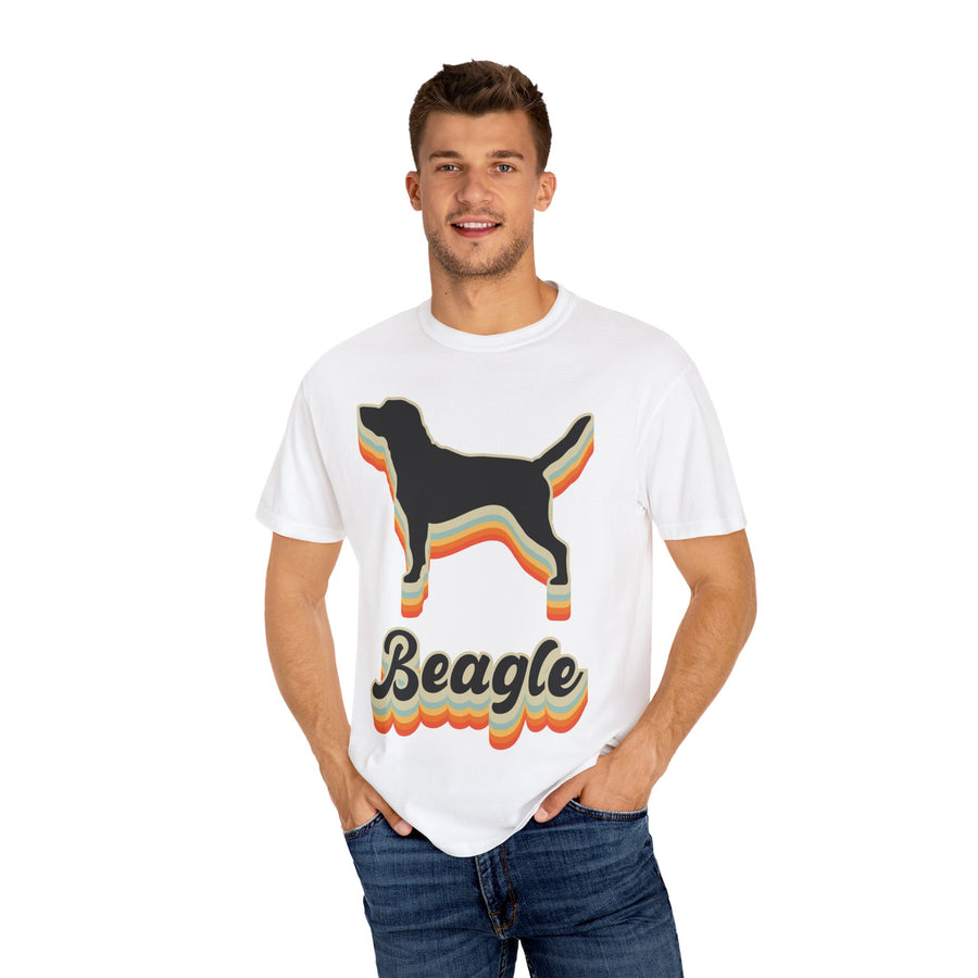 Retro Beagle Lover T-Shirt, Unisex Pet Lover Tee, Dog Themed Gift, Vintage Dog Graphic Shirt, Animal Enthusiast Apparel