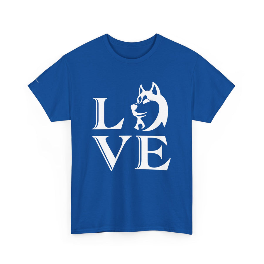 Stylish Dog Lover Tee | Unisex Cotton Shirt with 'LOVE' Design, Pet Gift, Birthday Gift, Casual Wear, Dog Mom, Animal Lover