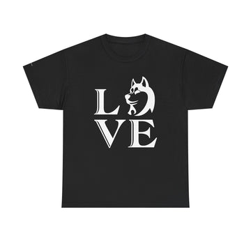 Stylish Dog Lover Tee | Unisex Cotton Shirt with 'LOVE' Design, Pet Gift, Birthday Gift, Casual Wear, Dog Mom, Animal Lover