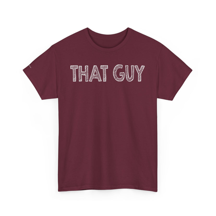 Graphic Tee - Bold & Confident 'THAT GUY' phrase on Black Shirt